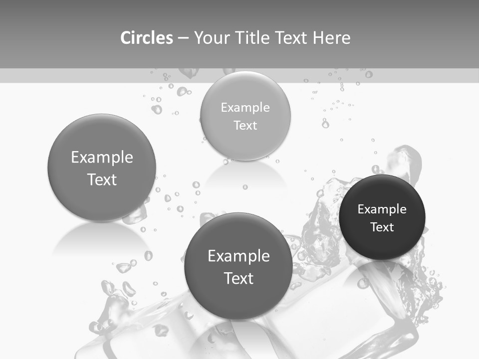 Glass Liquid Wet PowerPoint Template