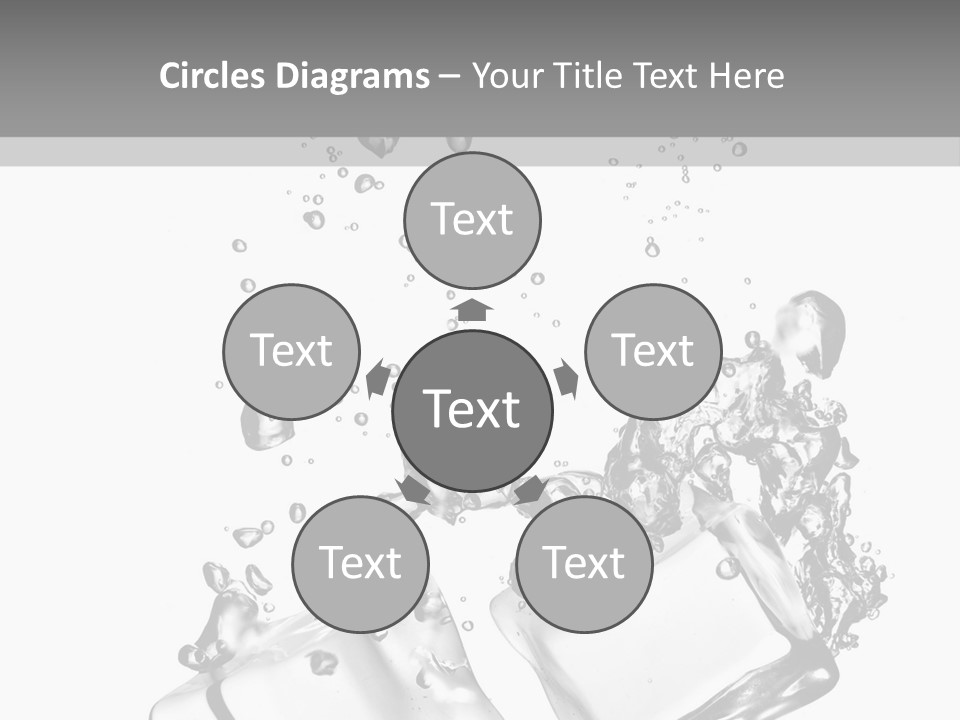 Glass Liquid Wet PowerPoint Template