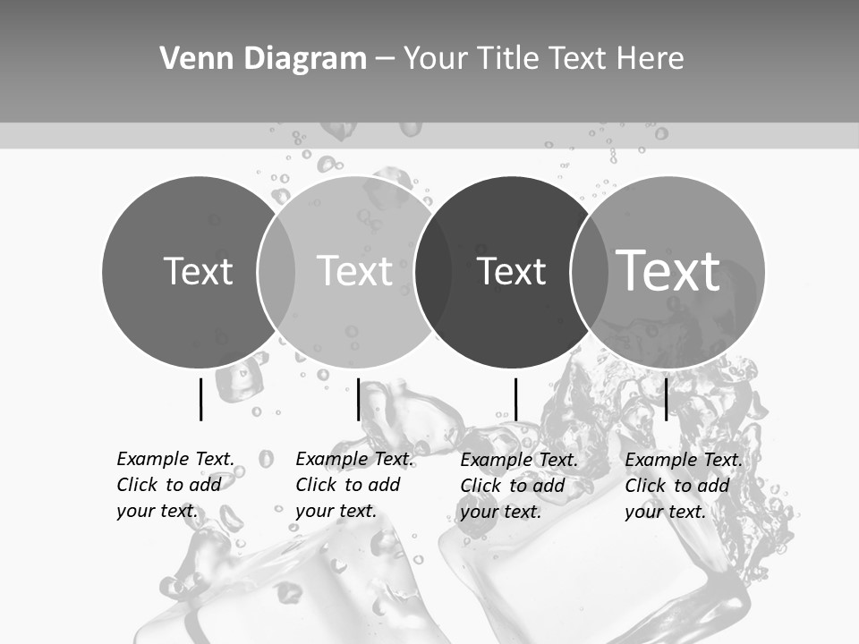Glass Liquid Wet PowerPoint Template
