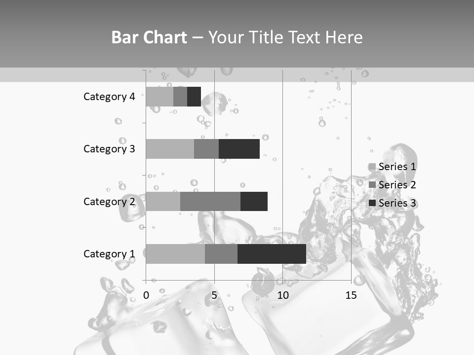Glass Liquid Wet PowerPoint Template