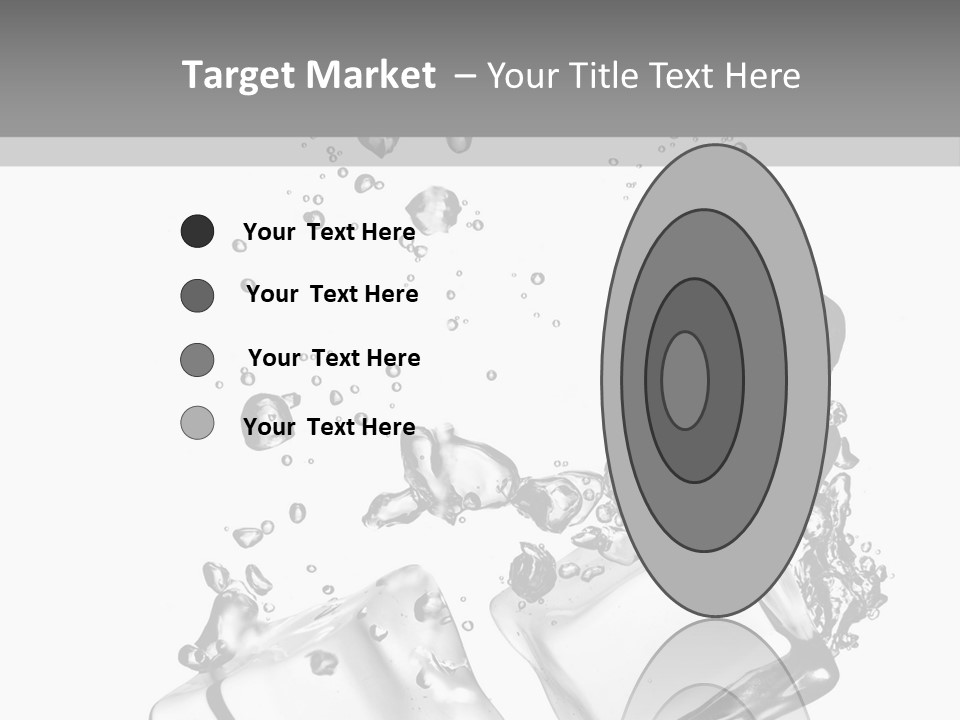 Glass Liquid Wet PowerPoint Template