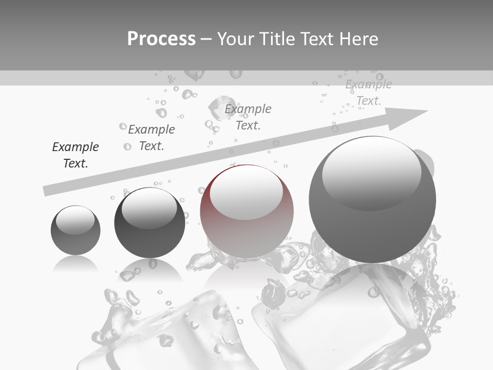 Glass Liquid Wet PowerPoint Template