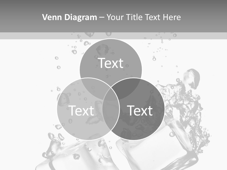 Glass Liquid Wet PowerPoint Template