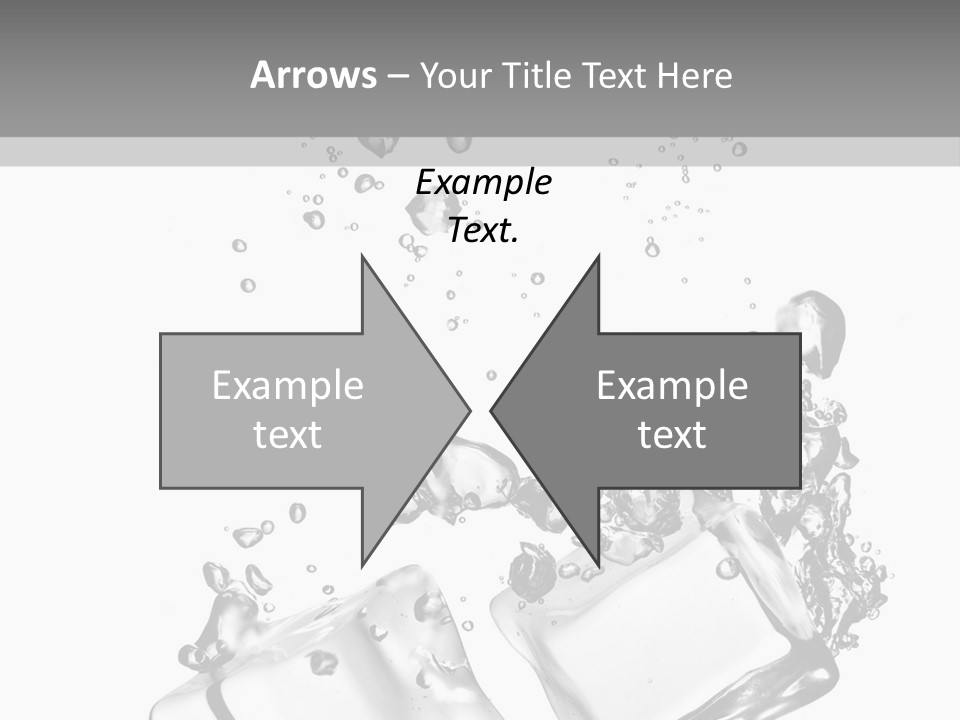 Glass Liquid Wet PowerPoint Template