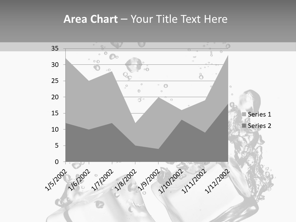 Glass Liquid Wet PowerPoint Template
