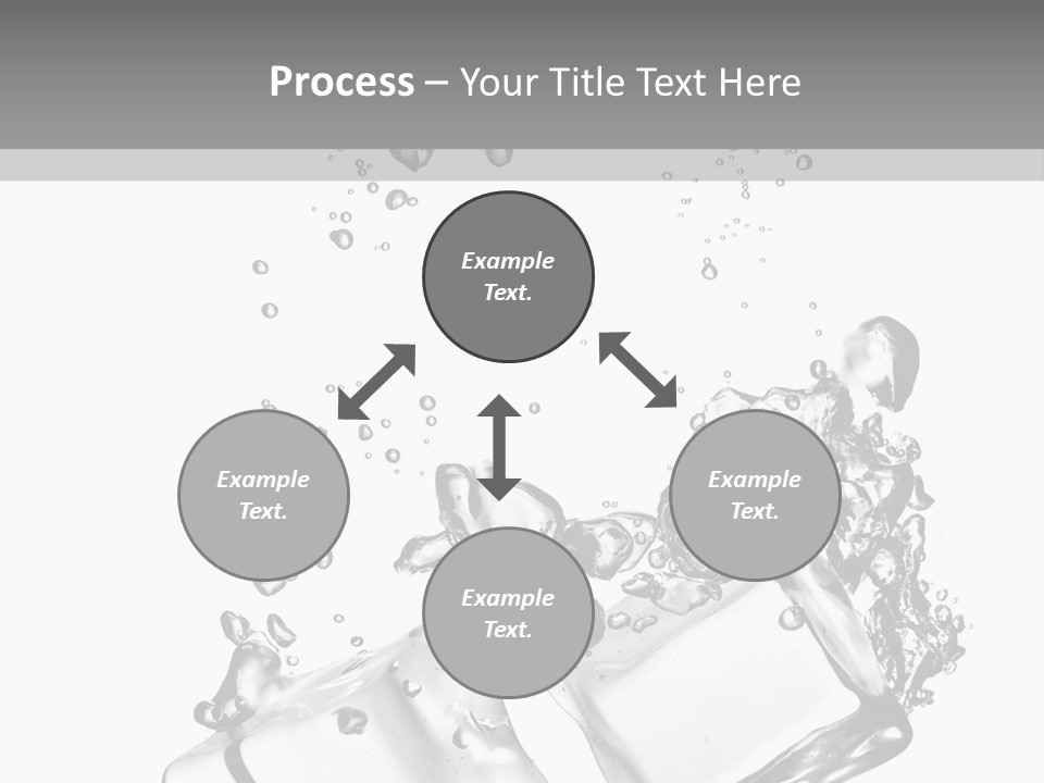 Glass Liquid Wet PowerPoint Template