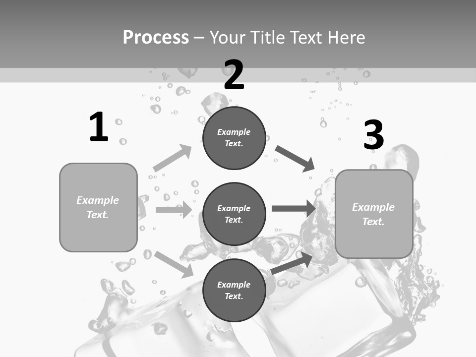 Glass Liquid Wet PowerPoint Template