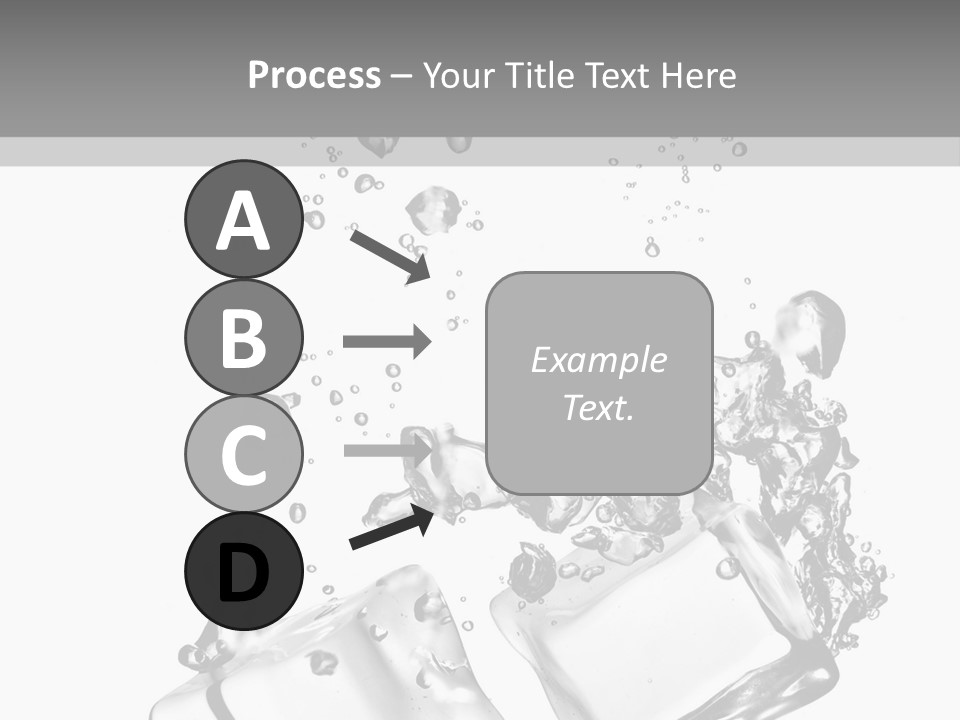 Glass Liquid Wet PowerPoint Template