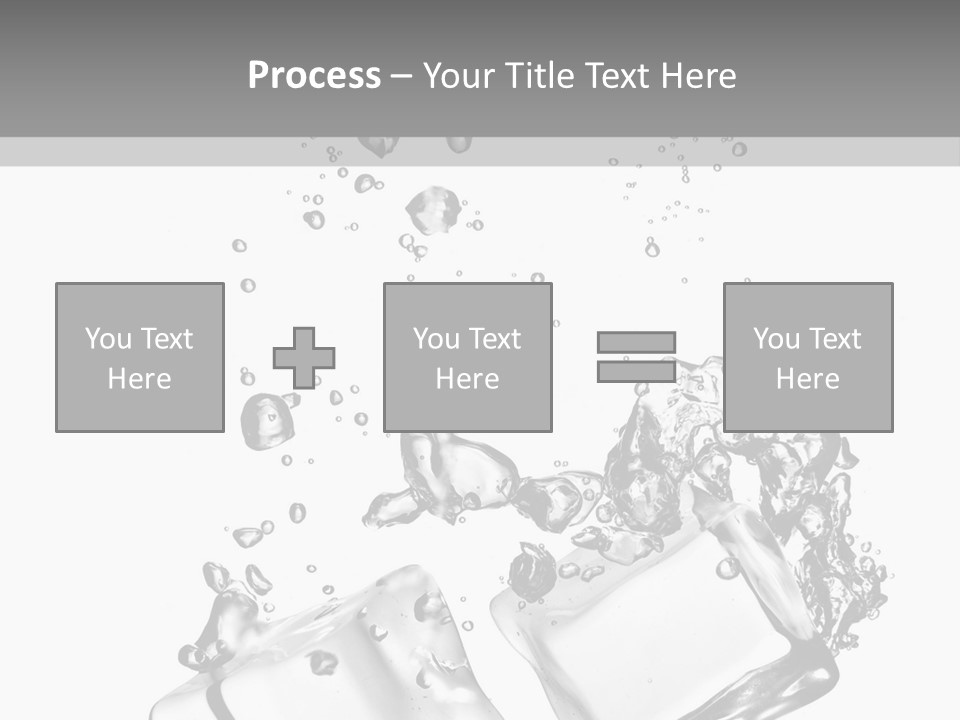 Glass Liquid Wet PowerPoint Template