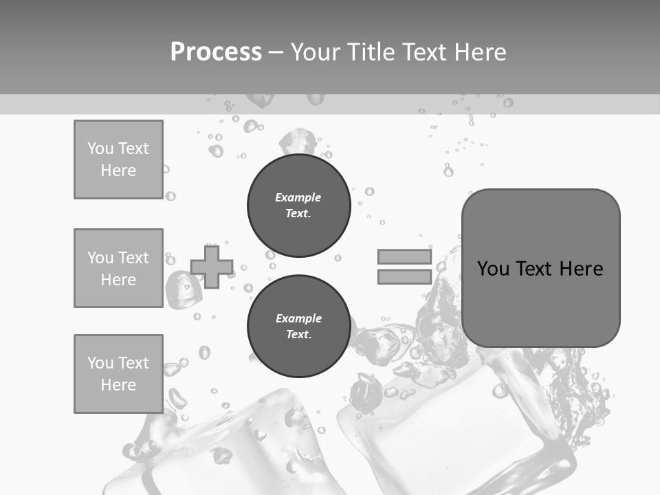 Glass Liquid Wet PowerPoint Template