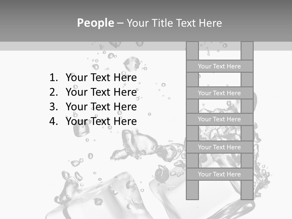 Glass Liquid Wet PowerPoint Template
