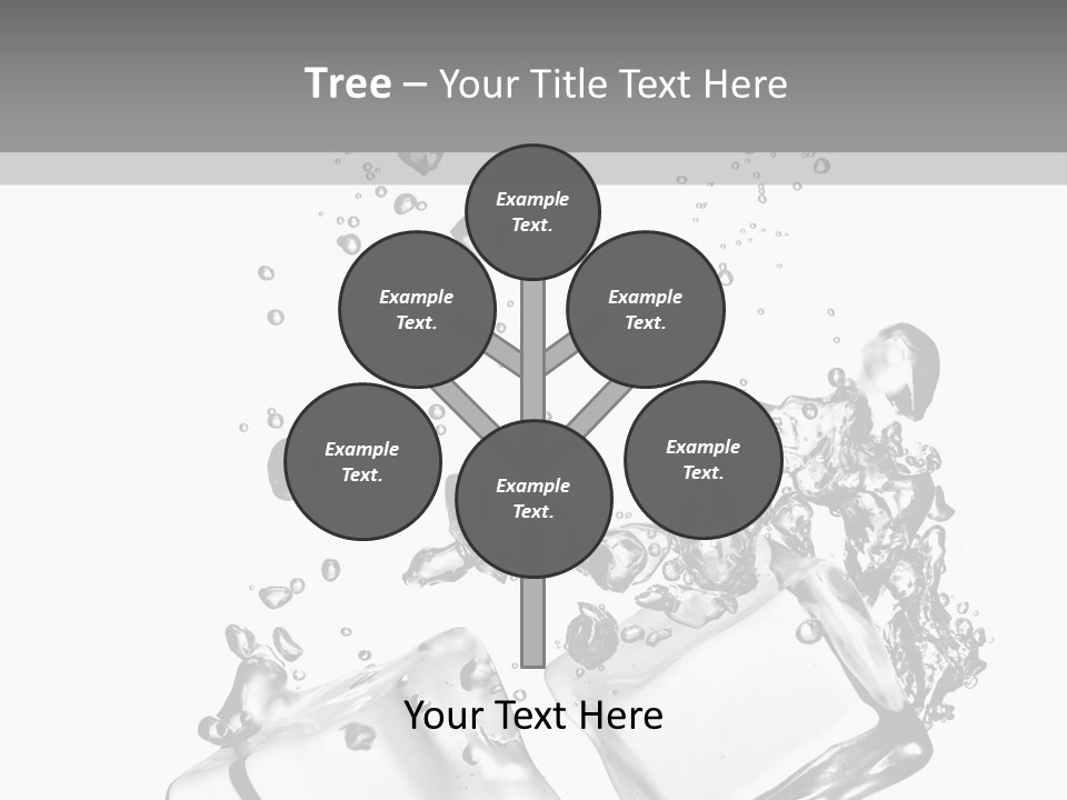 Glass Liquid Wet PowerPoint Template