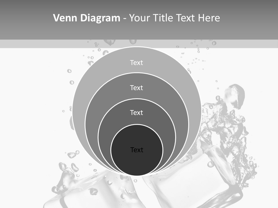 Glass Liquid Wet PowerPoint Template