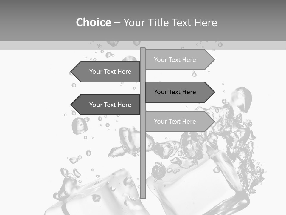 Glass Liquid Wet PowerPoint Template