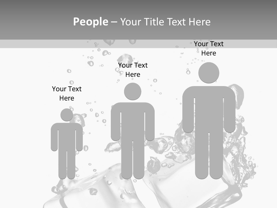 Glass Liquid Wet PowerPoint Template