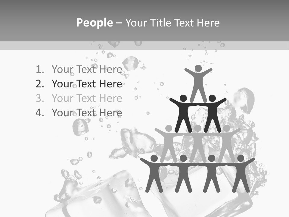 Glass Liquid Wet PowerPoint Template