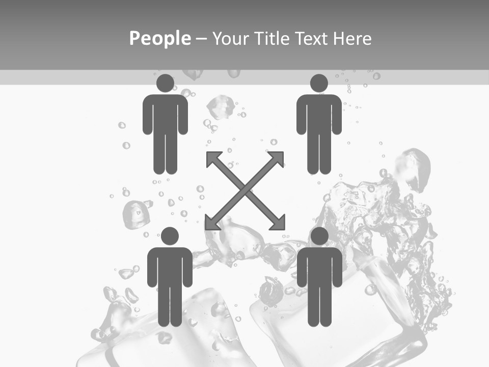 Glass Liquid Wet PowerPoint Template