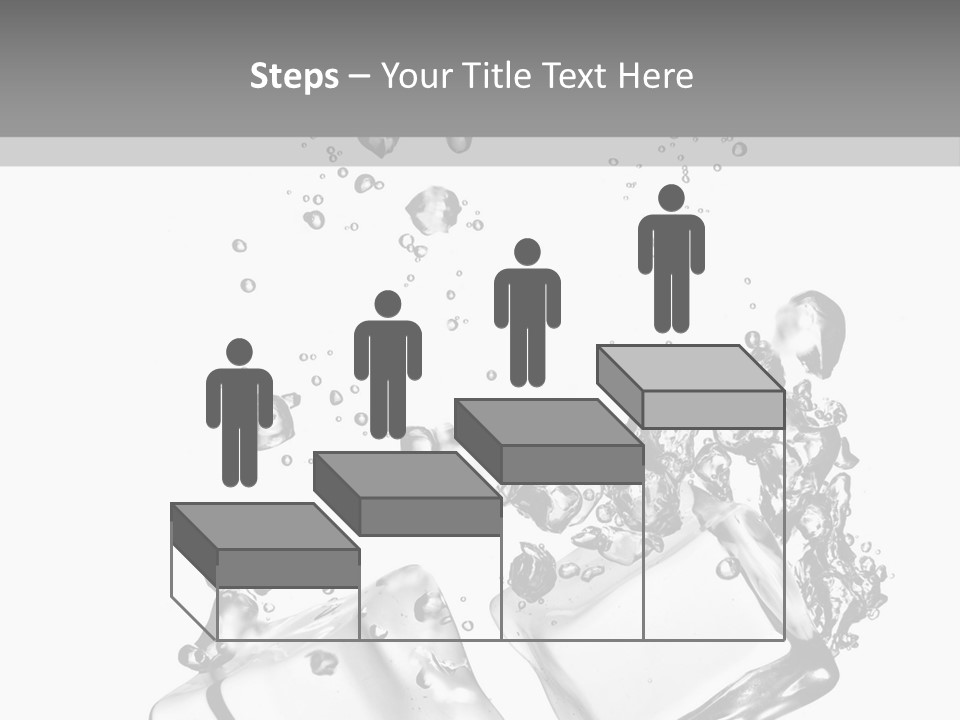 Glass Liquid Wet PowerPoint Template
