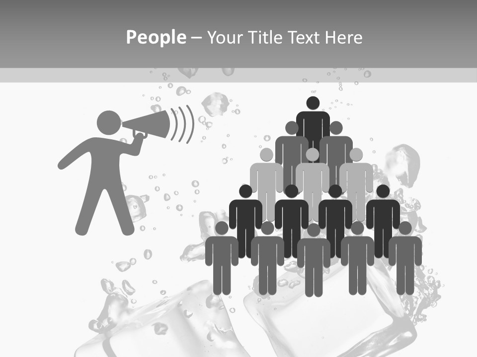 Glass Liquid Wet PowerPoint Template