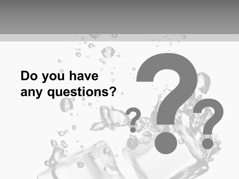 Glass Liquid Wet PowerPoint Template