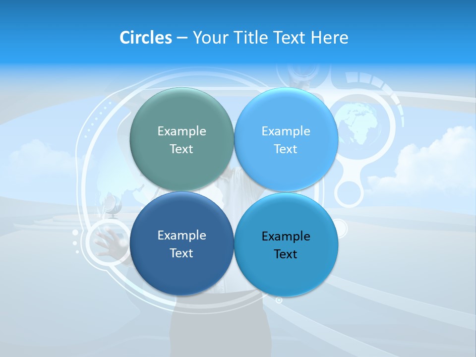 Female Space Access PowerPoint Template
