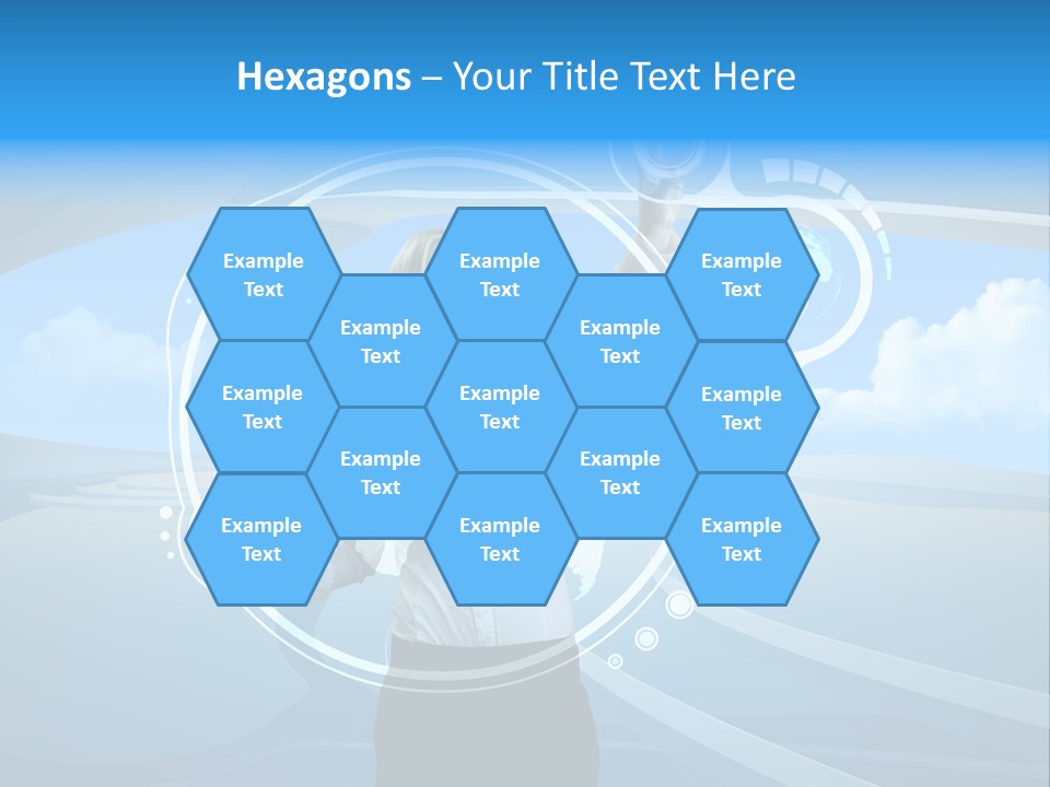 Female Space Access PowerPoint Template