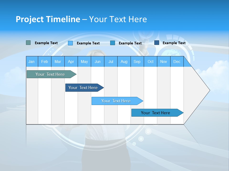 Female Space Access PowerPoint Template