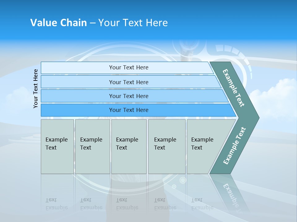 Female Space Access PowerPoint Template