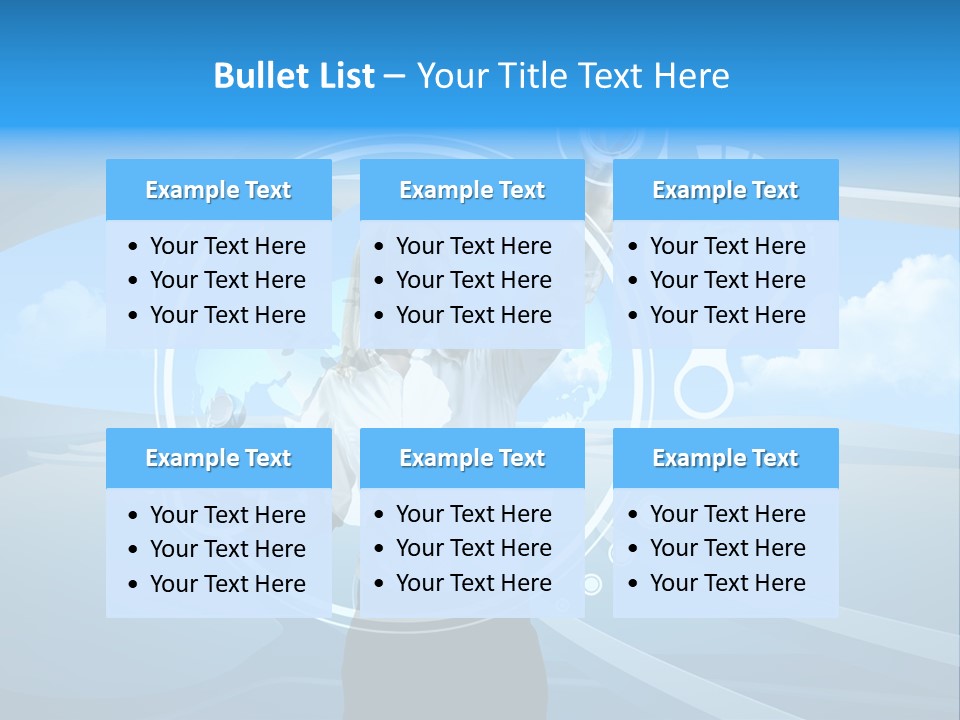 Female Space Access PowerPoint Template