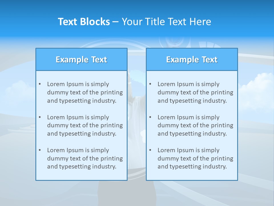 Female Space Access PowerPoint Template