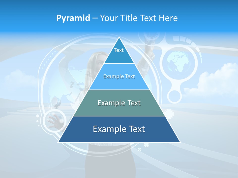 Female Space Access PowerPoint Template