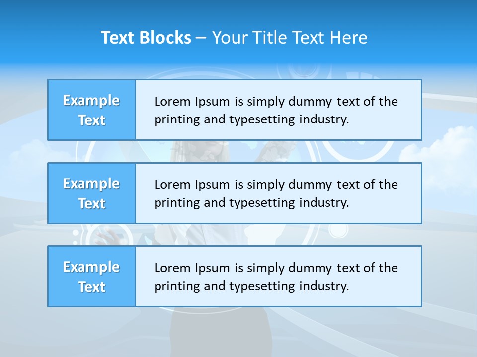 Female Space Access PowerPoint Template