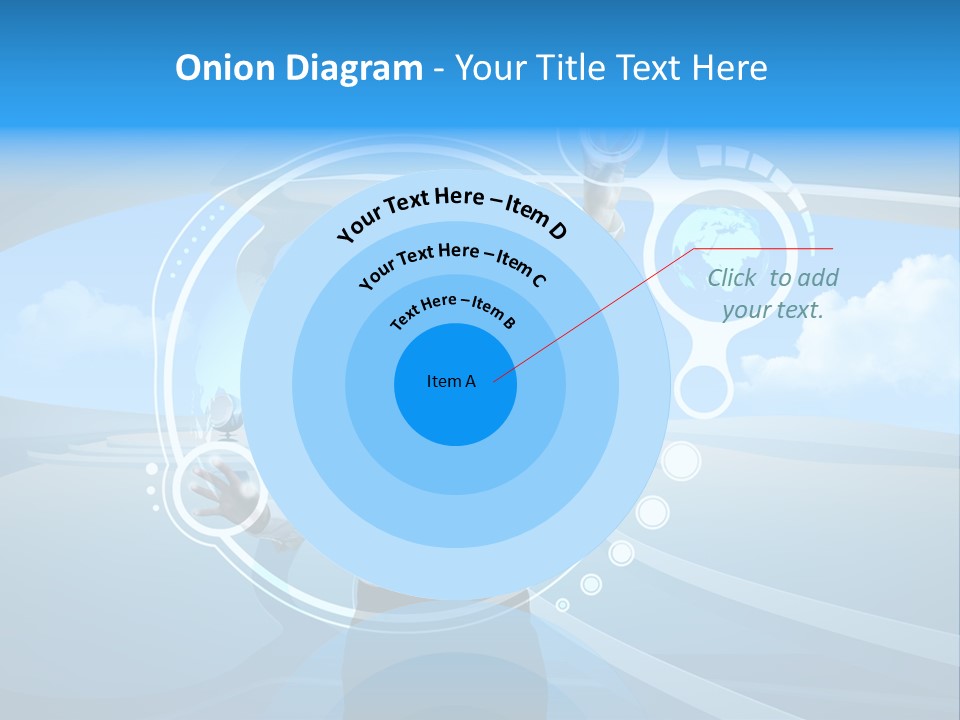 Female Space Access PowerPoint Template