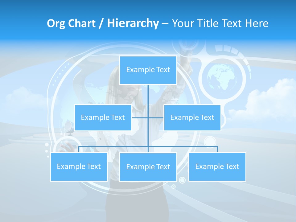 Female Space Access PowerPoint Template