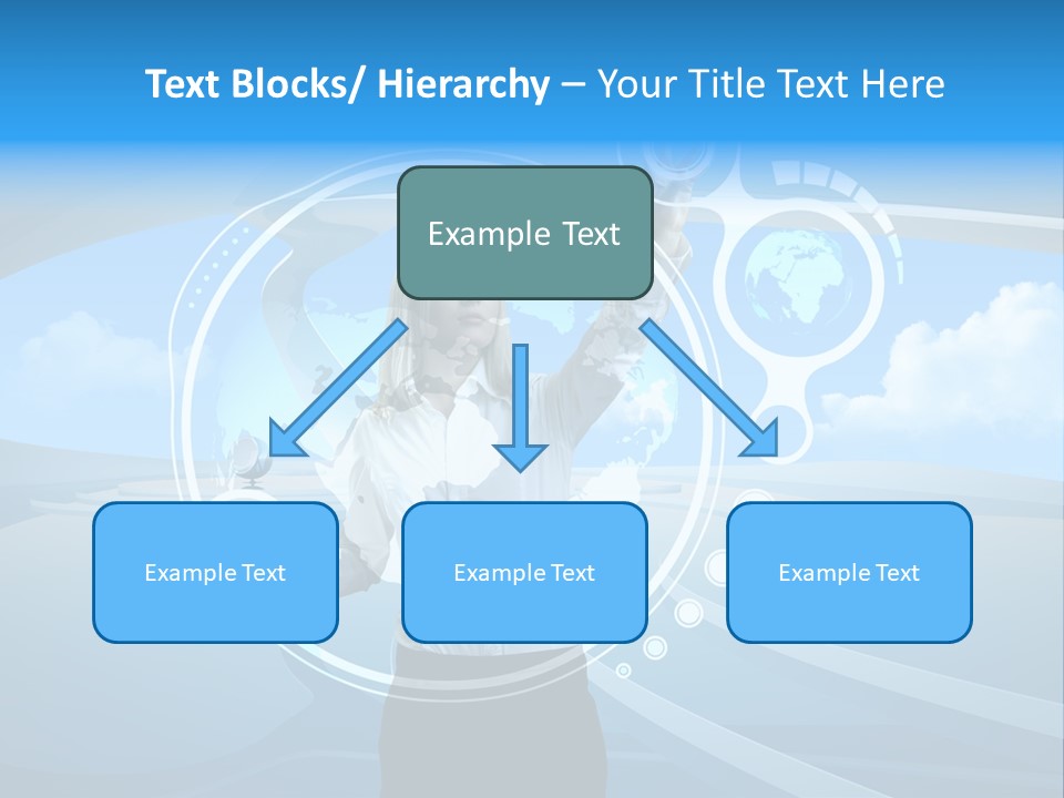 Female Space Access PowerPoint Template