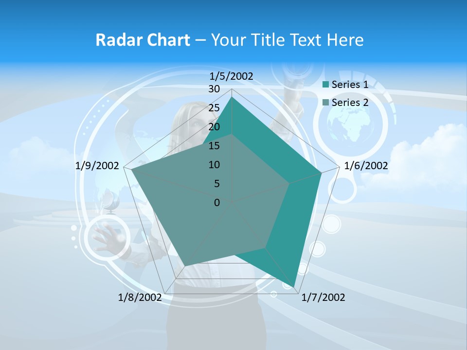 Female Space Access PowerPoint Template
