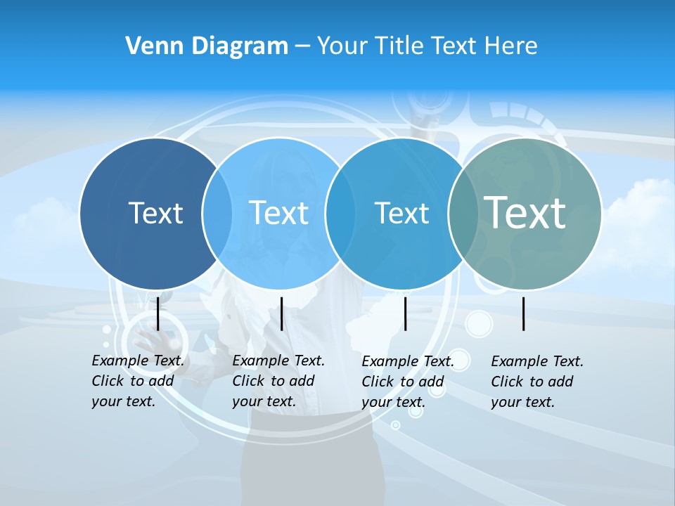 Female Space Access PowerPoint Template