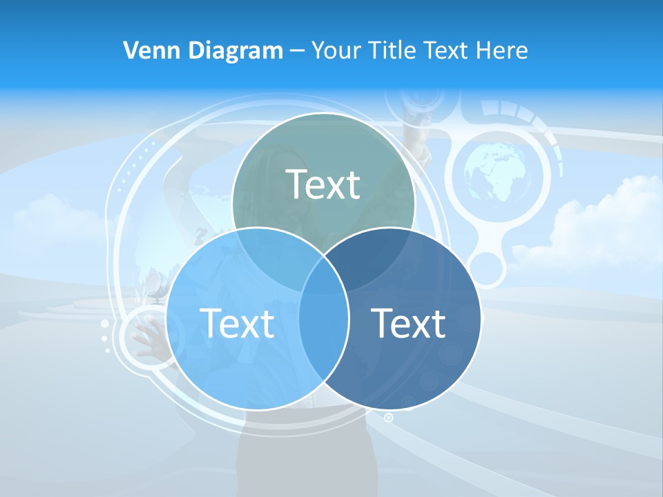 Female Space Access PowerPoint Template