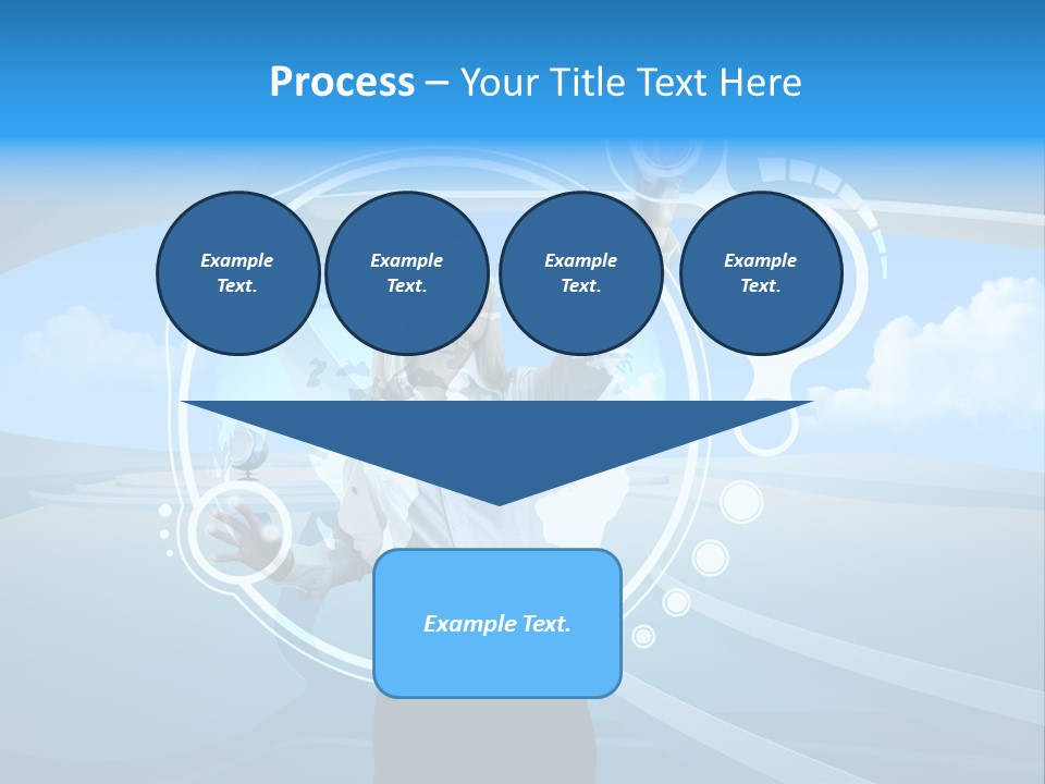 Female Space Access PowerPoint Template