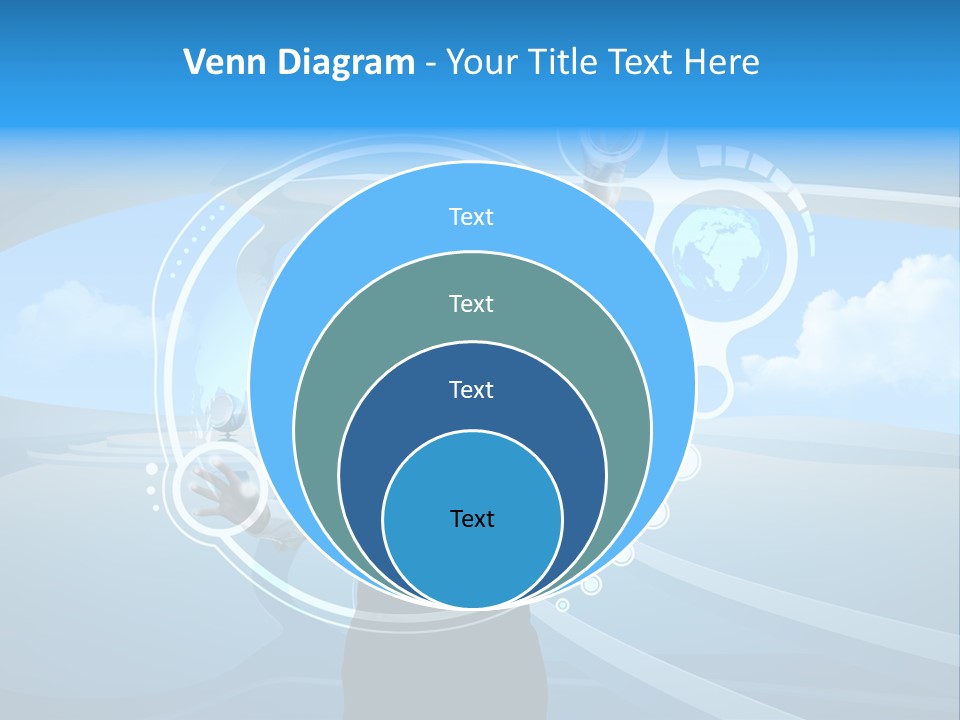 Female Space Access PowerPoint Template