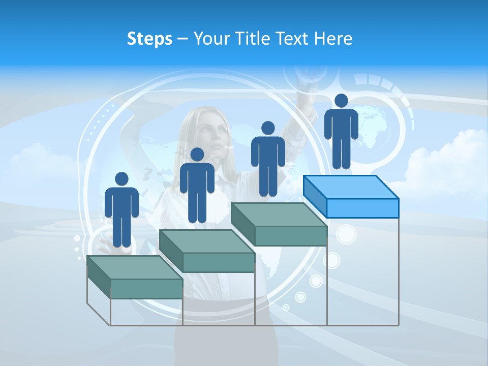 Female Space Access PowerPoint Template