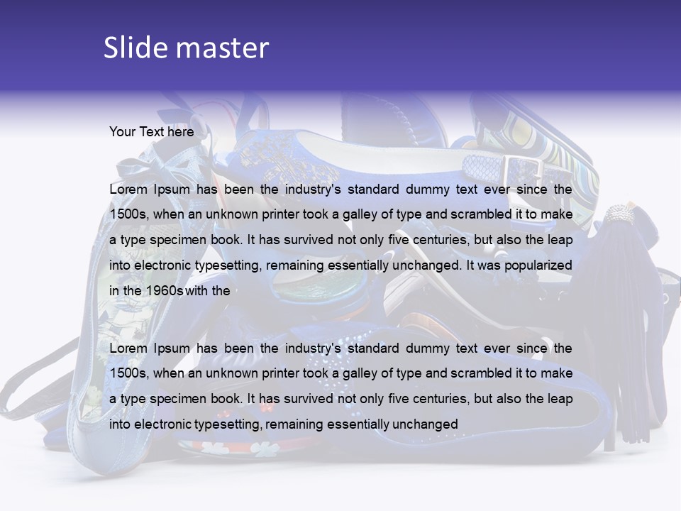 Number Ladies Toe PowerPoint Template