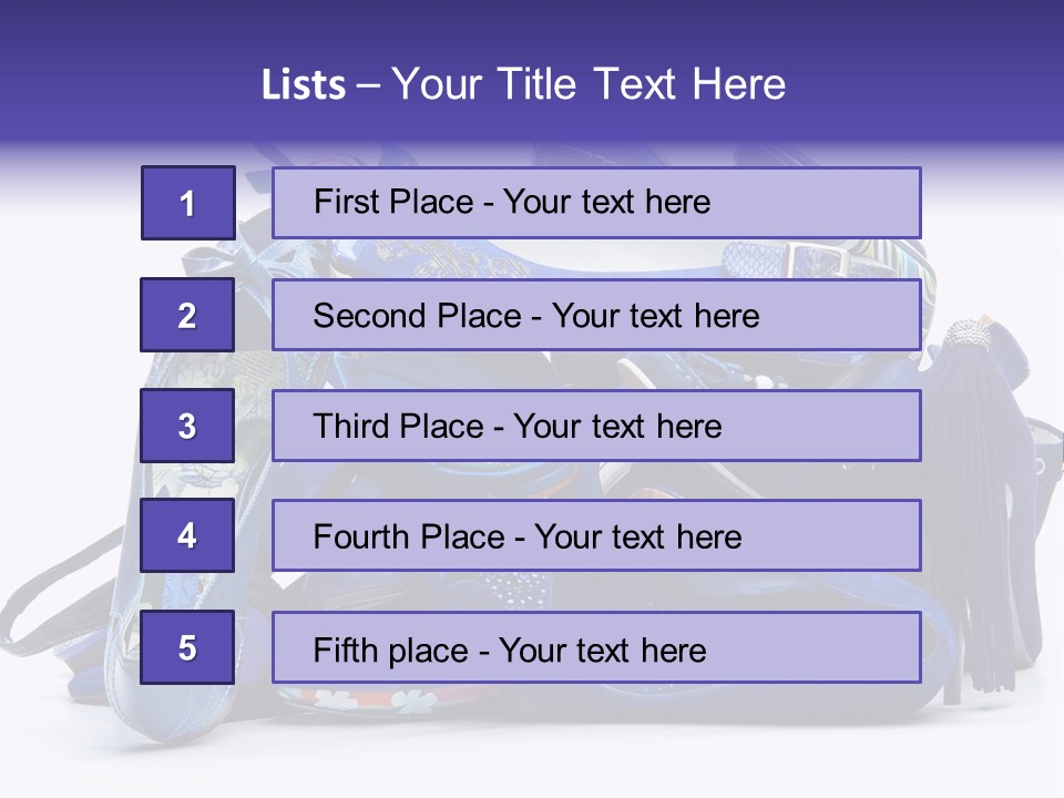 Number Ladies Toe PowerPoint Template