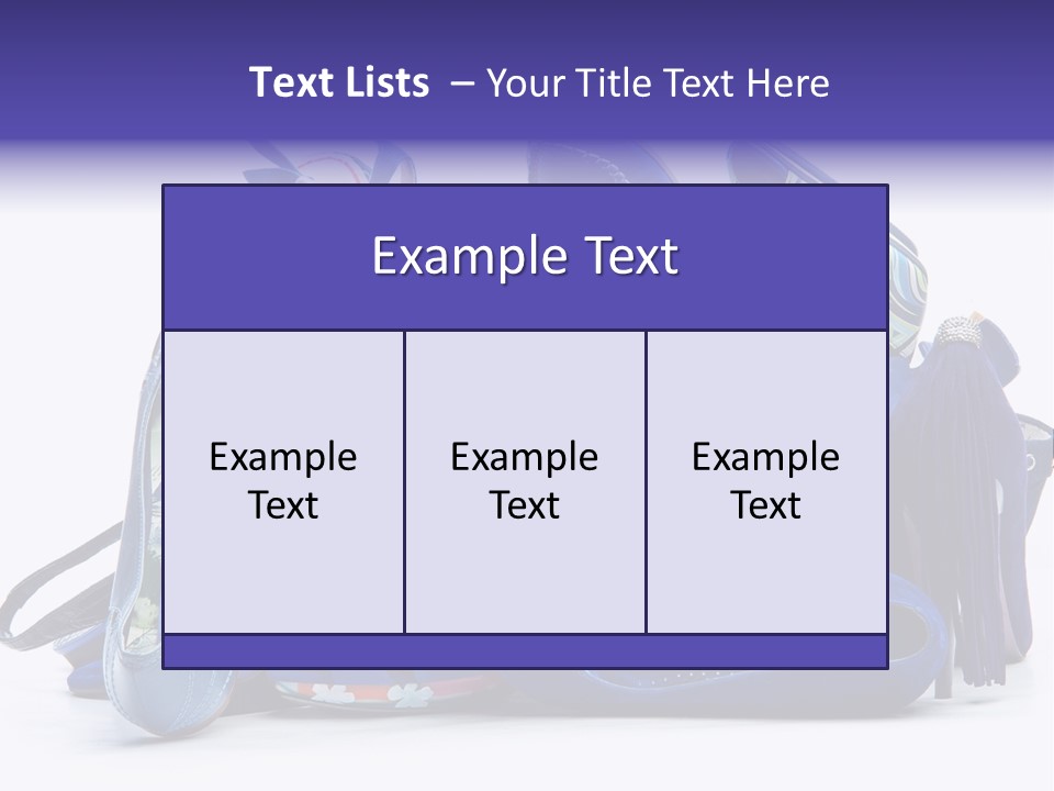 Number Ladies Toe PowerPoint Template