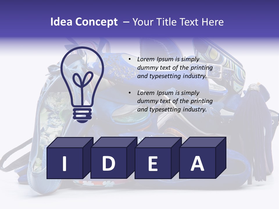 Number Ladies Toe PowerPoint Template