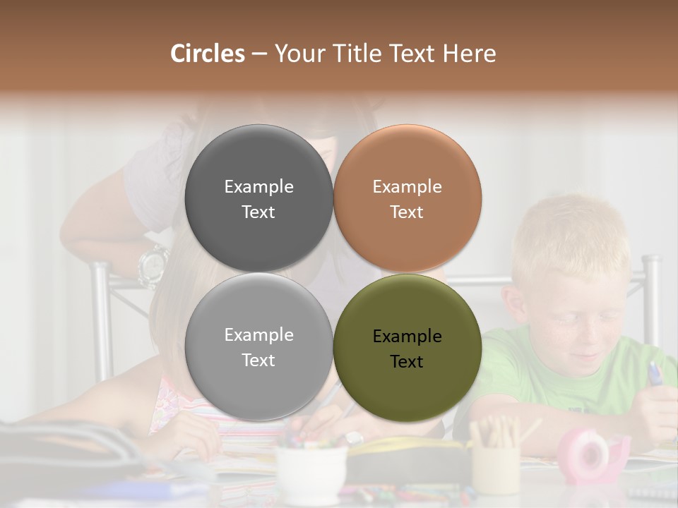 Brother School Class PowerPoint Template