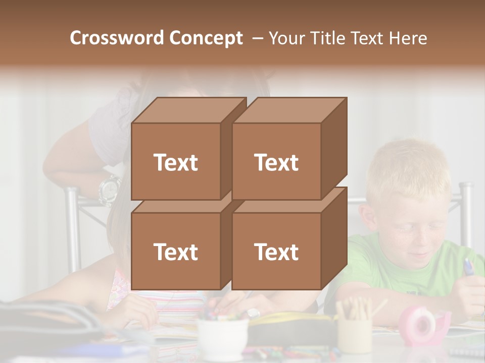 Brother School Class PowerPoint Template