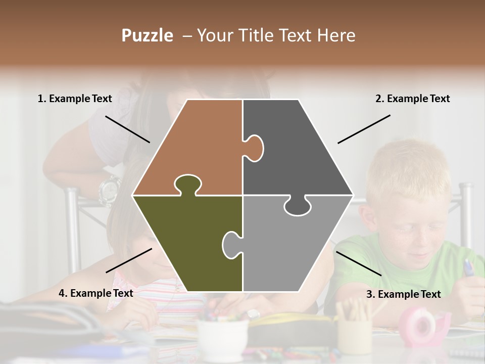 Brother School Class PowerPoint Template