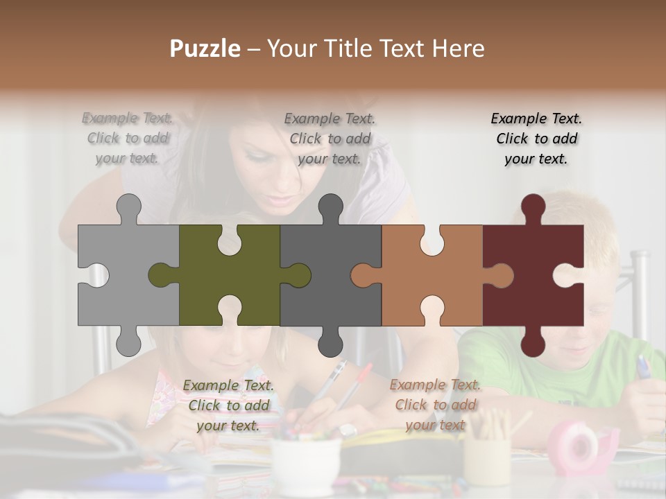 Brother School Class PowerPoint Template