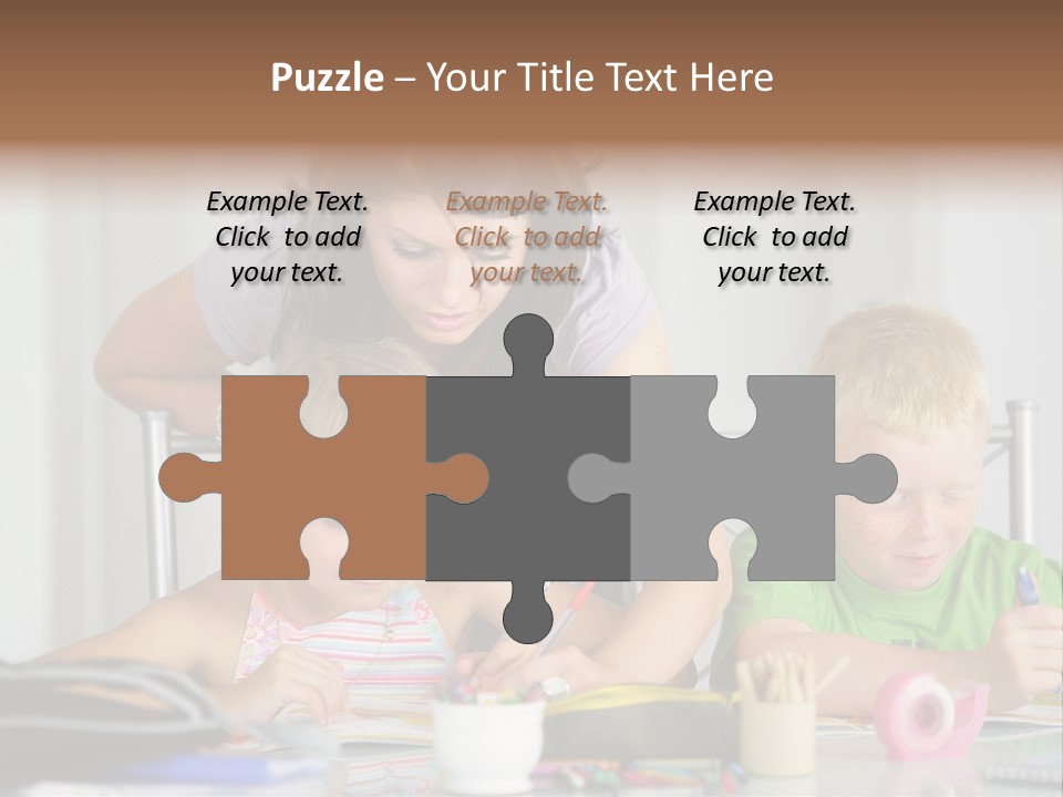 Brother School Class PowerPoint Template